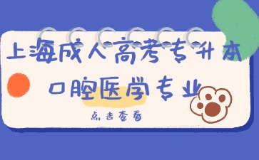 上海成人高考专升本口腔医学专业2024年的报名材料